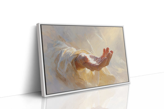 Open Palm In Golden Light