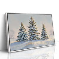 Snow Crowns Three Winter Sentinels