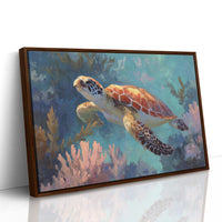 Ancient Voyager Through Turquoise Depths