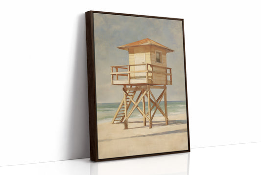 Shoreline Guardian Stands Solitary