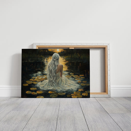 Moonlit Waters Dance With Gold