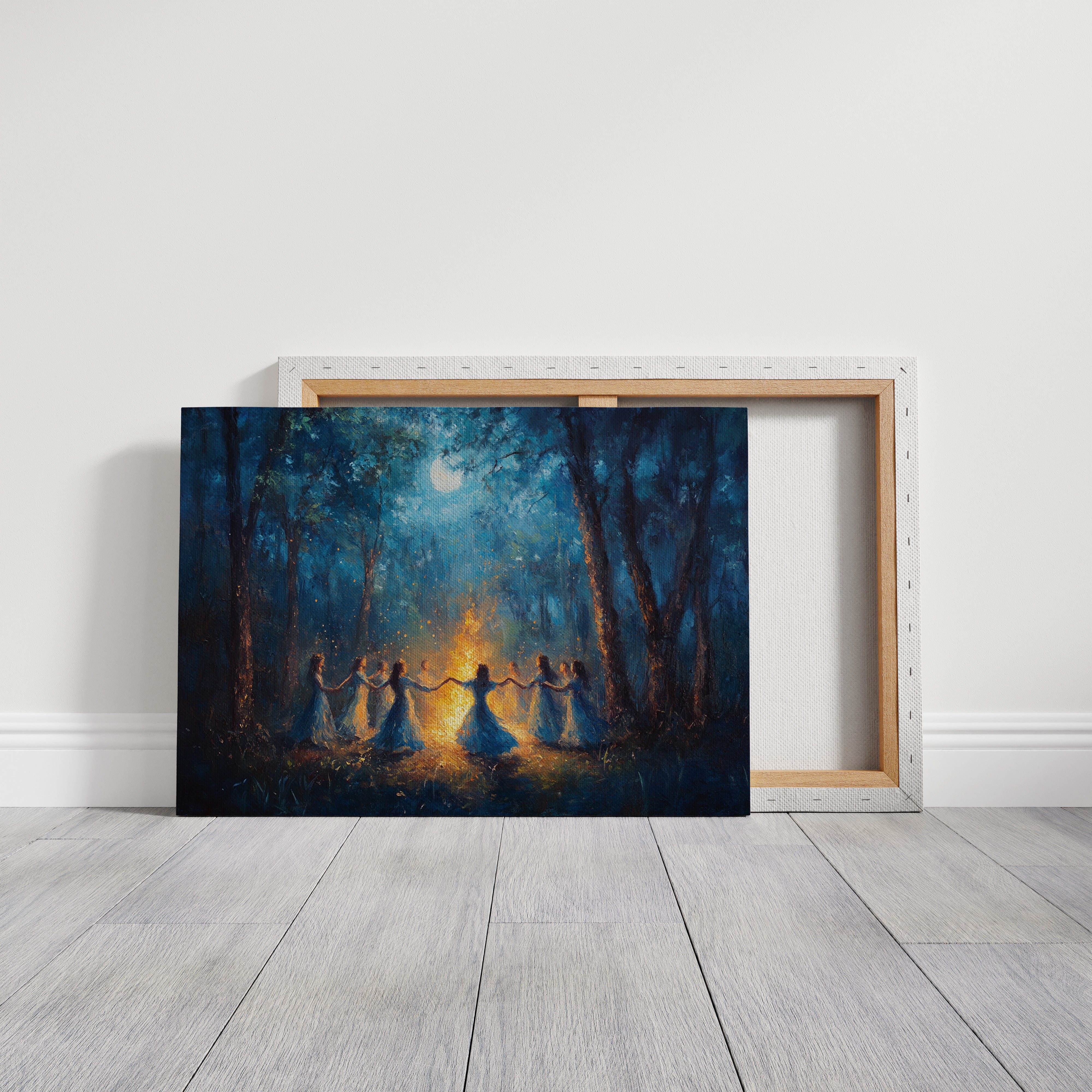 Moonlit Dance In Ancient Woods