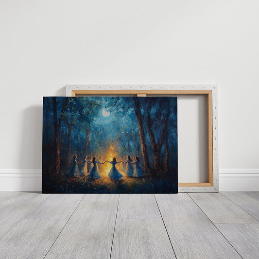 Moonlit Dance In Ancient Woods