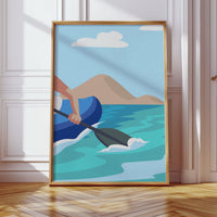 Paddle Through Mountain Lake Serenity