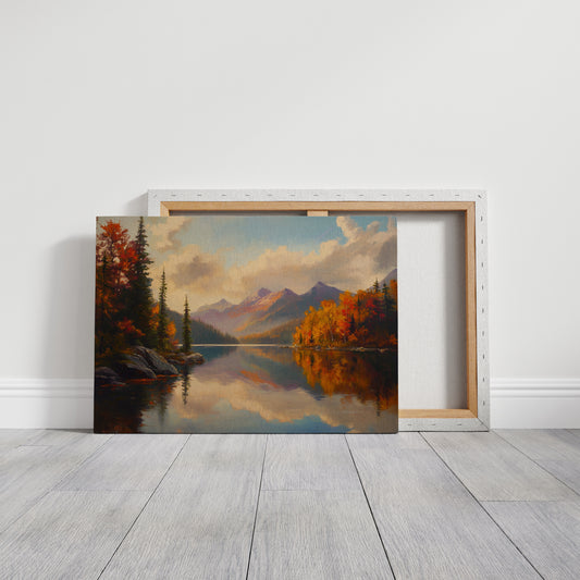 Autumn Peaks Mirror Mountain Dreams