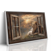 Lion And Lamb Under Heaven's Light