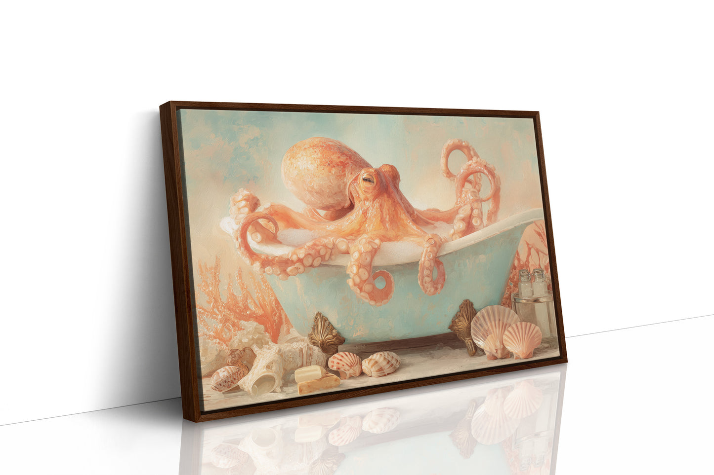 Tentacles Drift In Coral Daydream