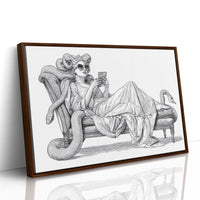 Modern Medusa's Digital Repose