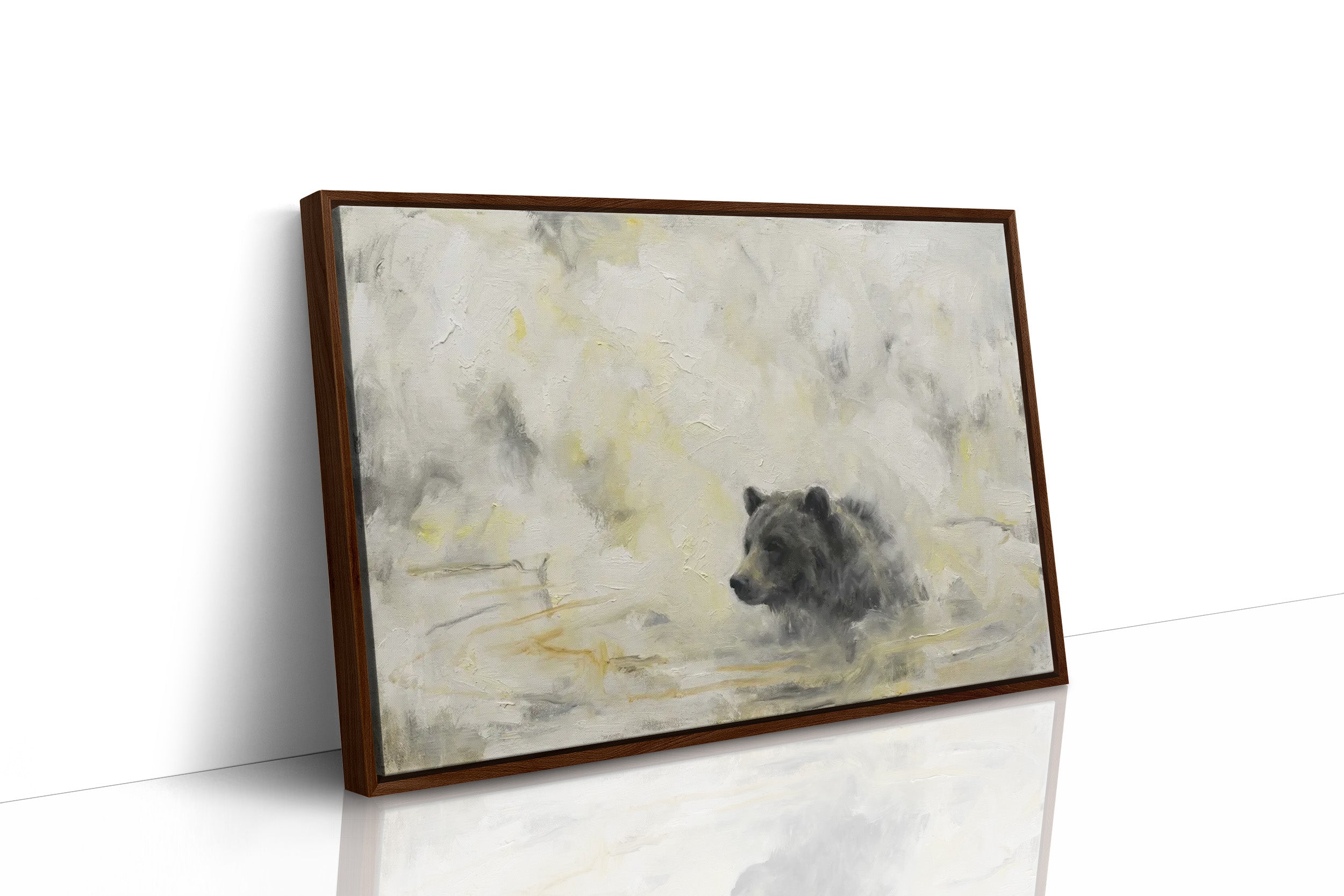 Bear in the Morning Fog