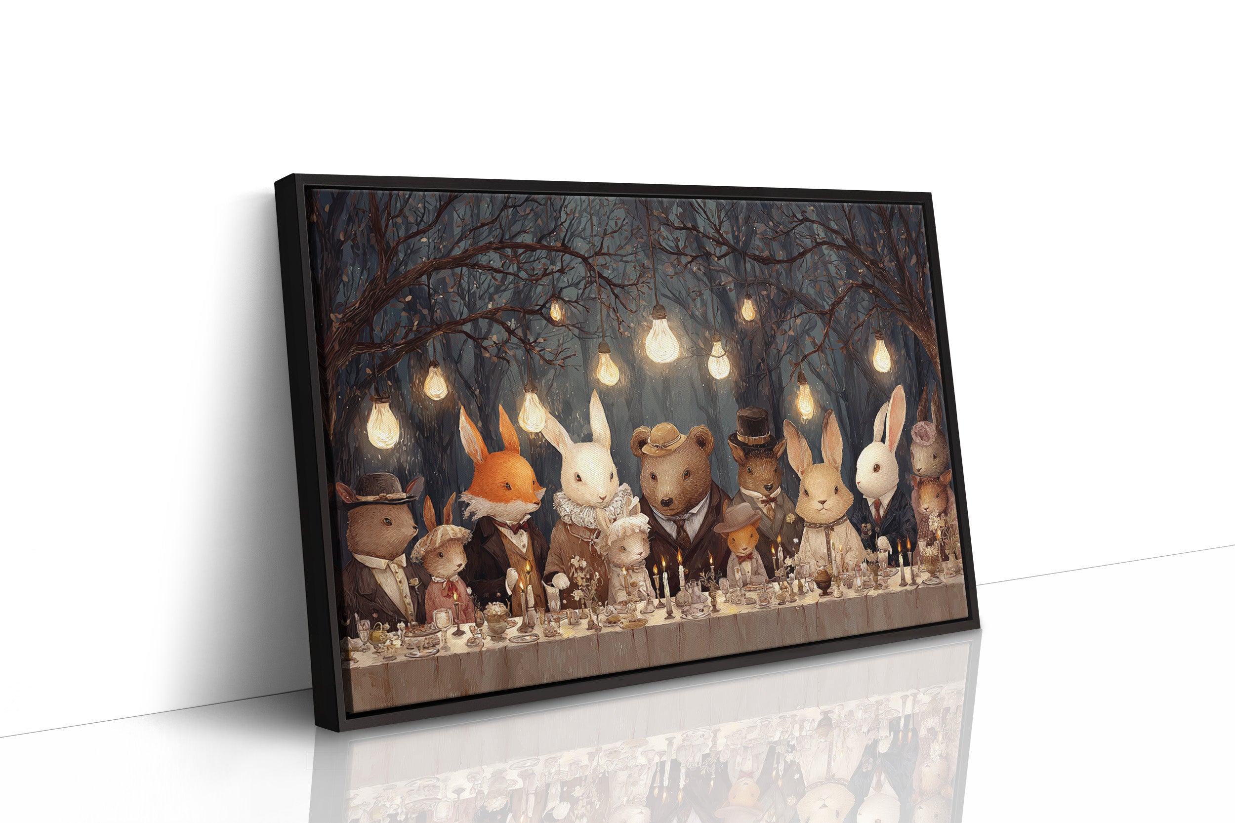 Woodland Feast Under Edison Stars