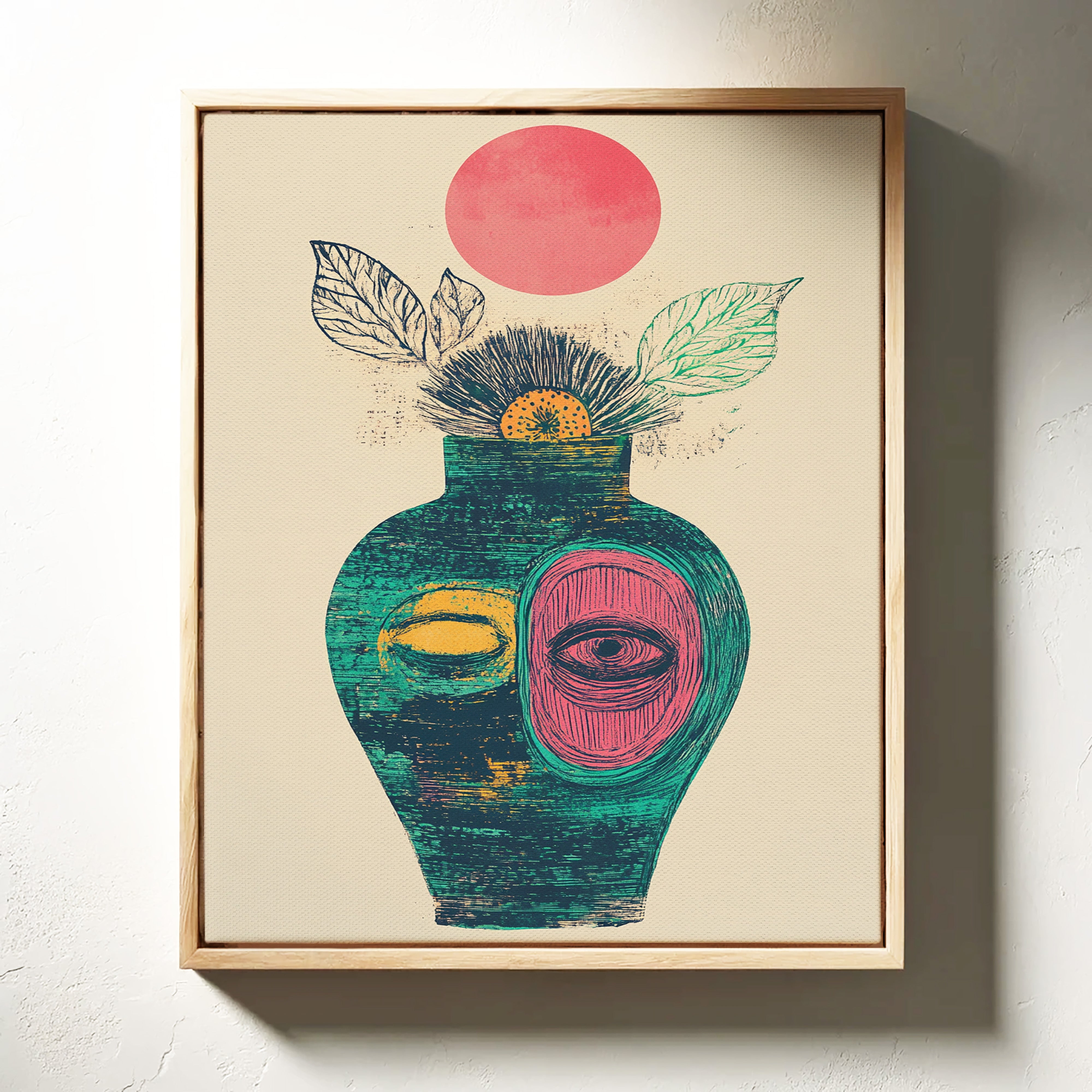 Moonlit Vase Holds Ancient Stories