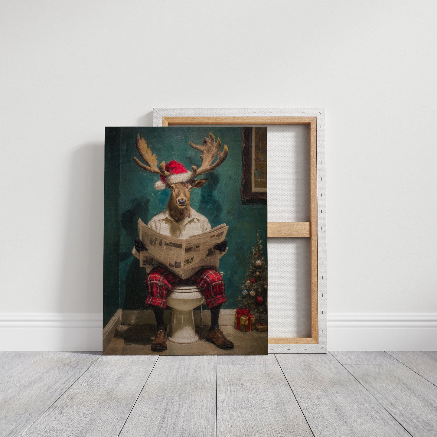 Morning News With Festive Antlers