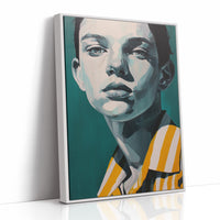 Teal Gaze in Gold