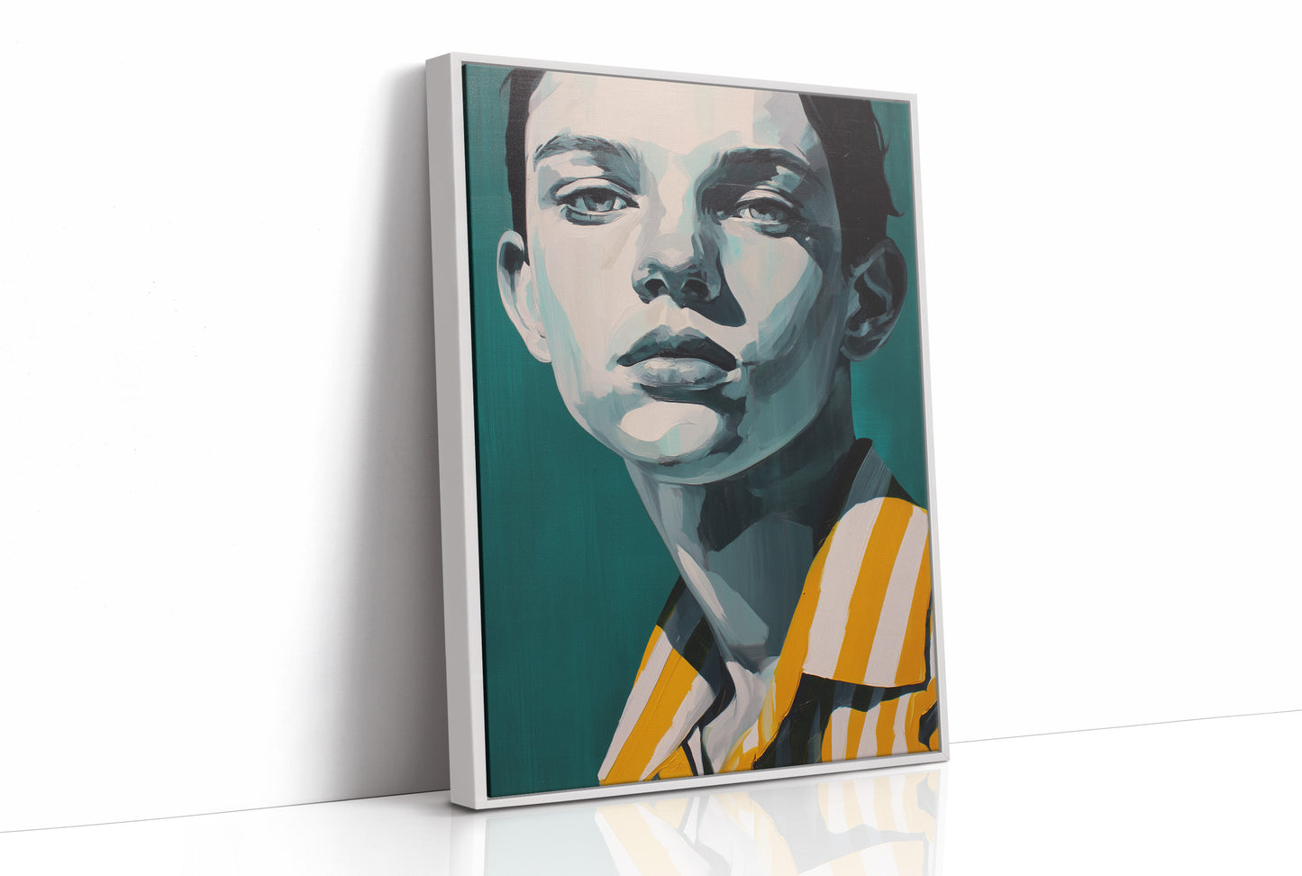 Teal Gaze in Gold