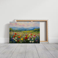Mountain Meadows Bloom In Rainbow Light