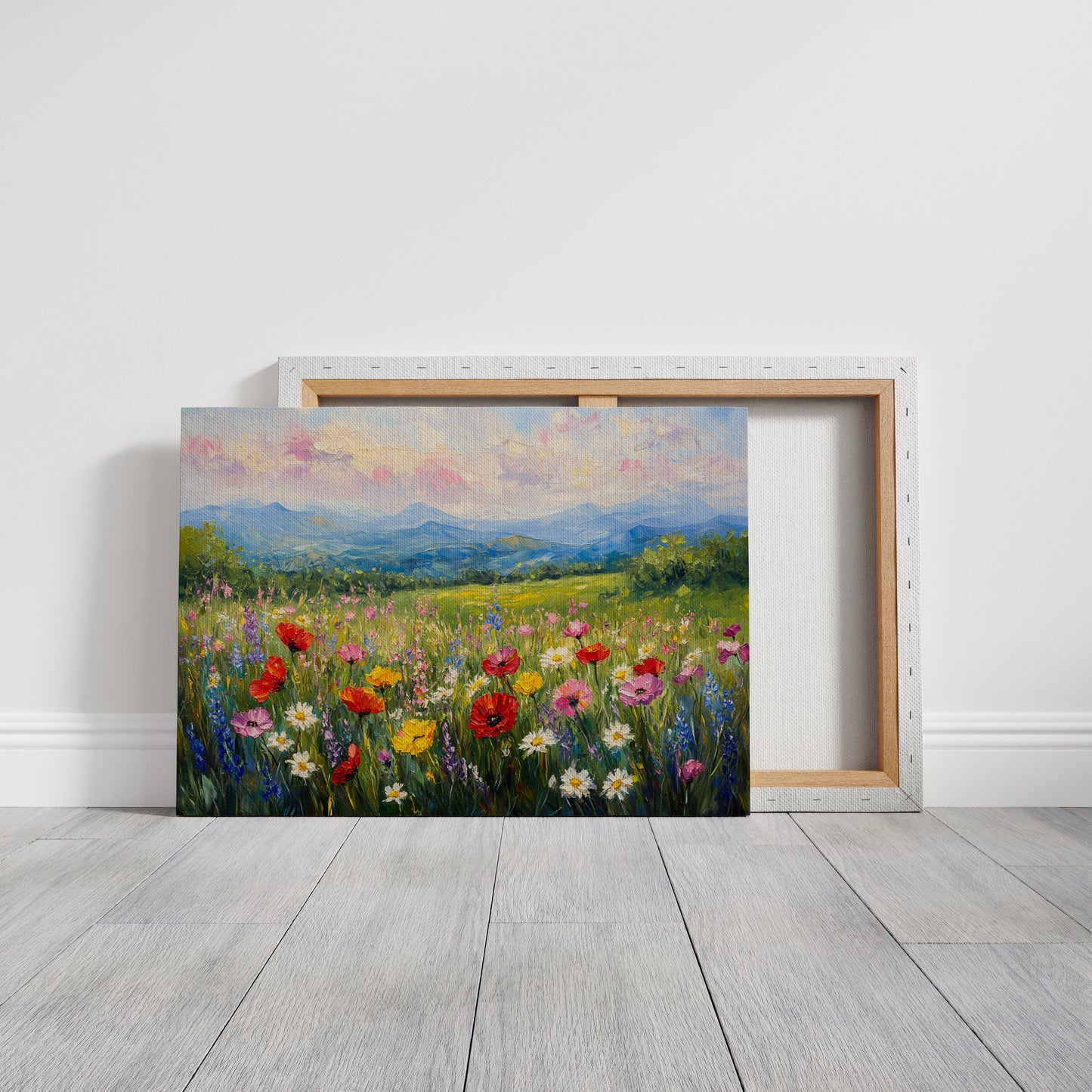 Mountain Meadows Bloom In Rainbow Light