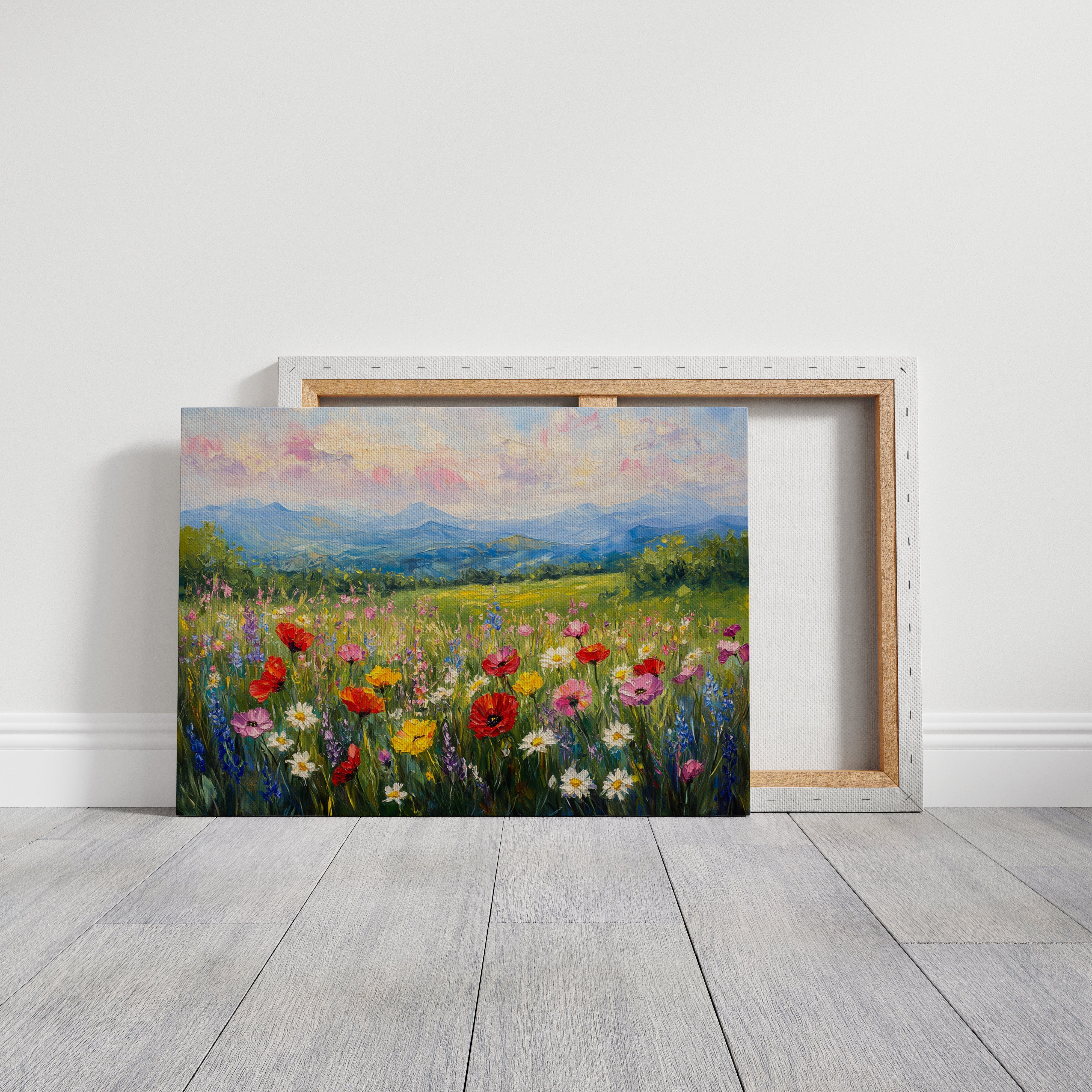 Mountain Meadows Bloom In Rainbow Light