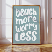 Coastal Letters Paint Simple Freedom