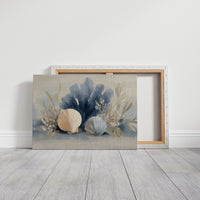 Seashells Dance In Coastal Blue