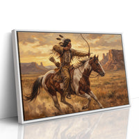 Desert Rider Drawing His Bow