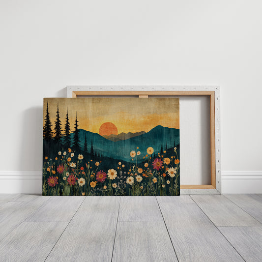 When the Wildflowers Watched the Sun Go Down