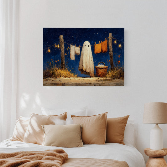 Laundry Day Beneath Starry Skies