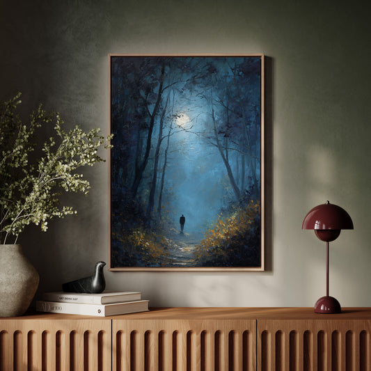 Moonlit Path Calls Through Trees