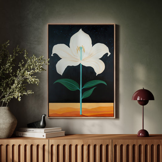 Midnight Lily Reaches For Stars