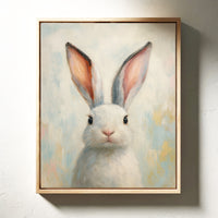 Bright Eyed Bunny in Soft Pastels