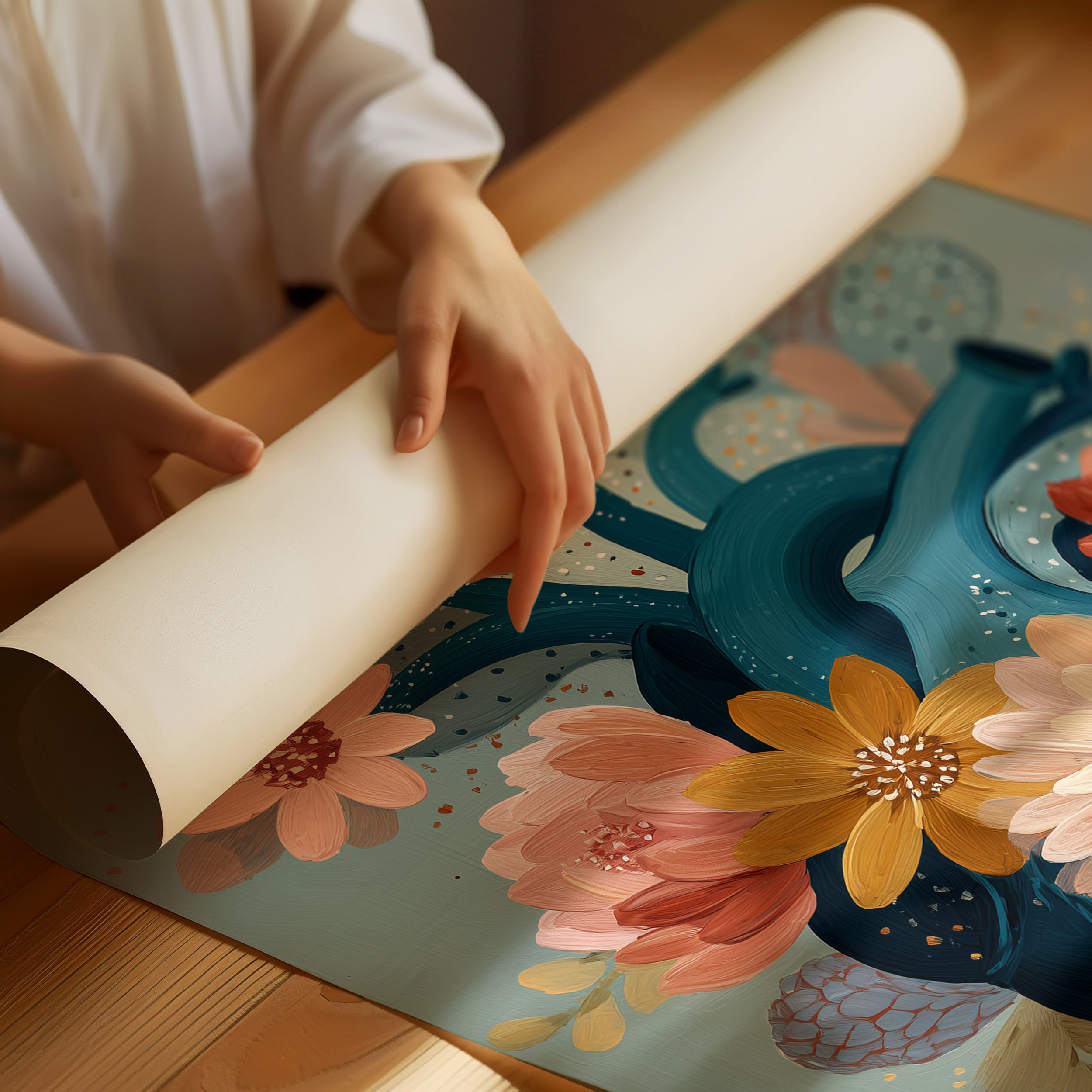 Blooming Vessel of Life's Rhythm
