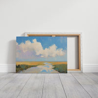 Summer Clouds Crown The Marsh