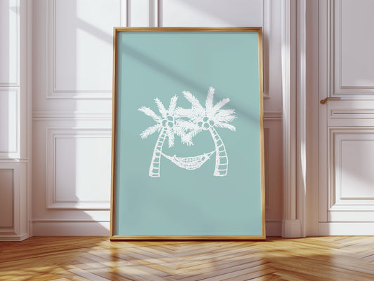 Island Rest Between Gentle Palms