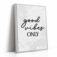 Good Vibes Only Script Quote