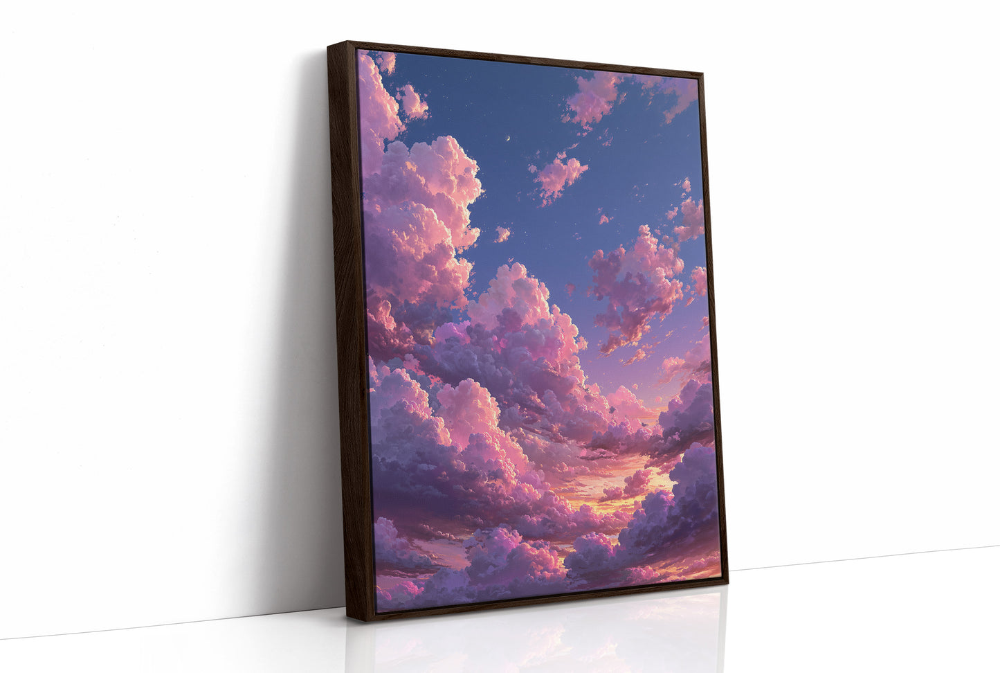 Twilight Clouds, Crescent Moon