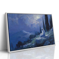 Solitude Beneath Indigo Skies