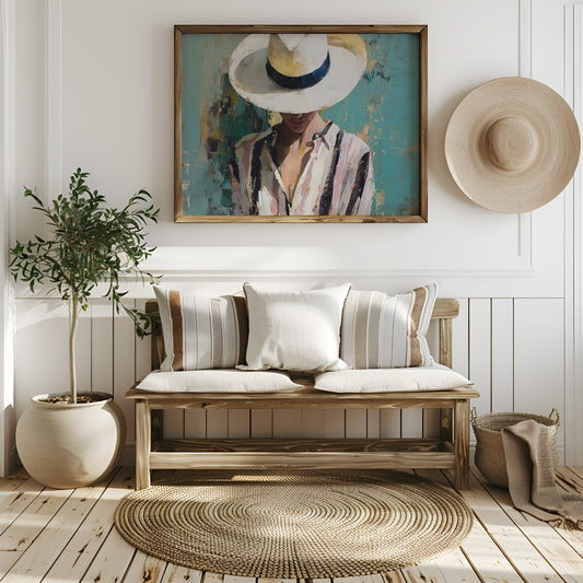 Sunlit Grace Behind Panama White