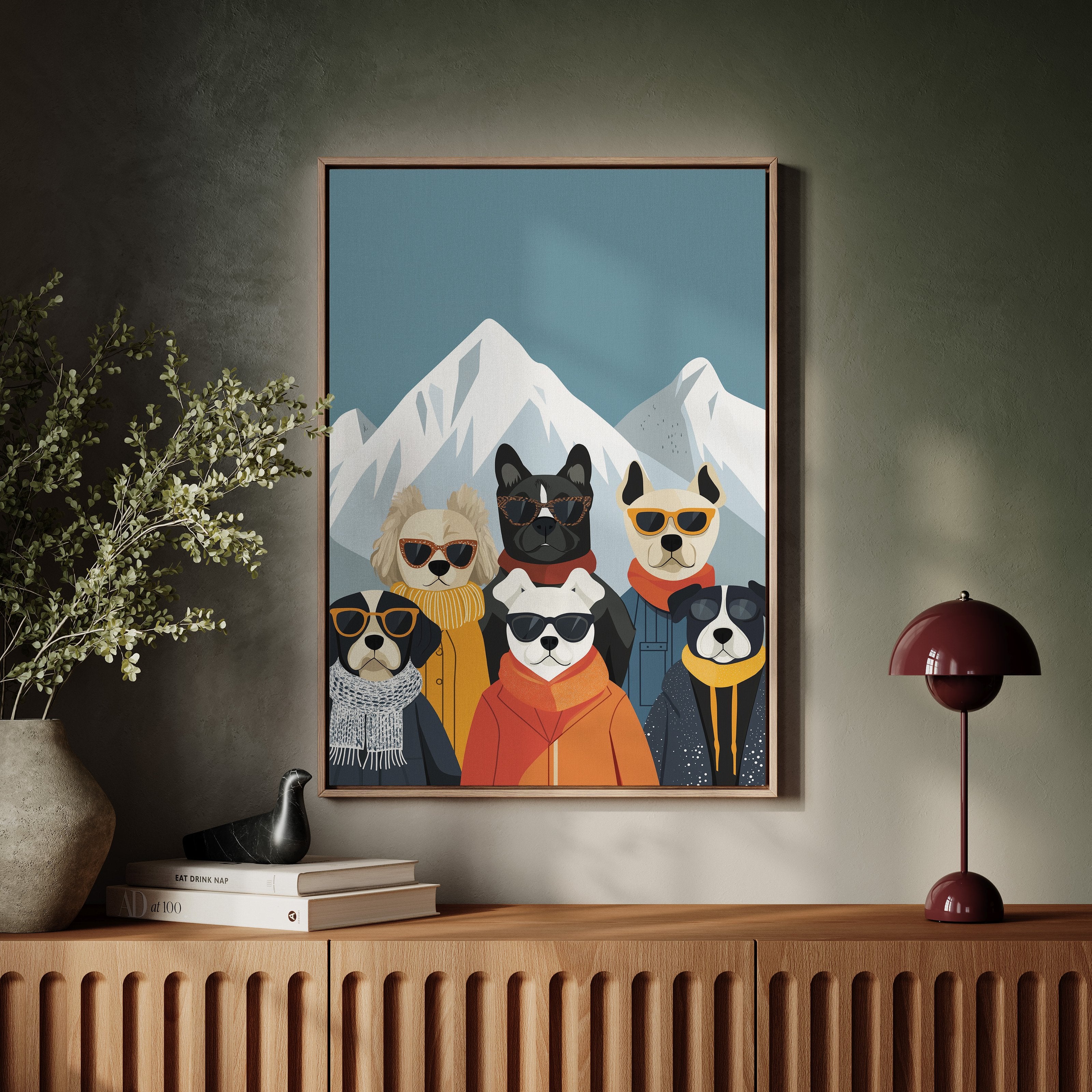 Mountain Dogs Rock Their Alps Ski