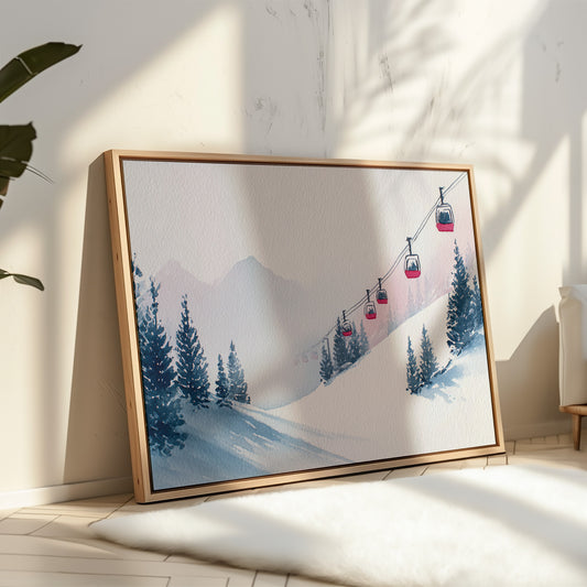 Ascending Through Misty Pines