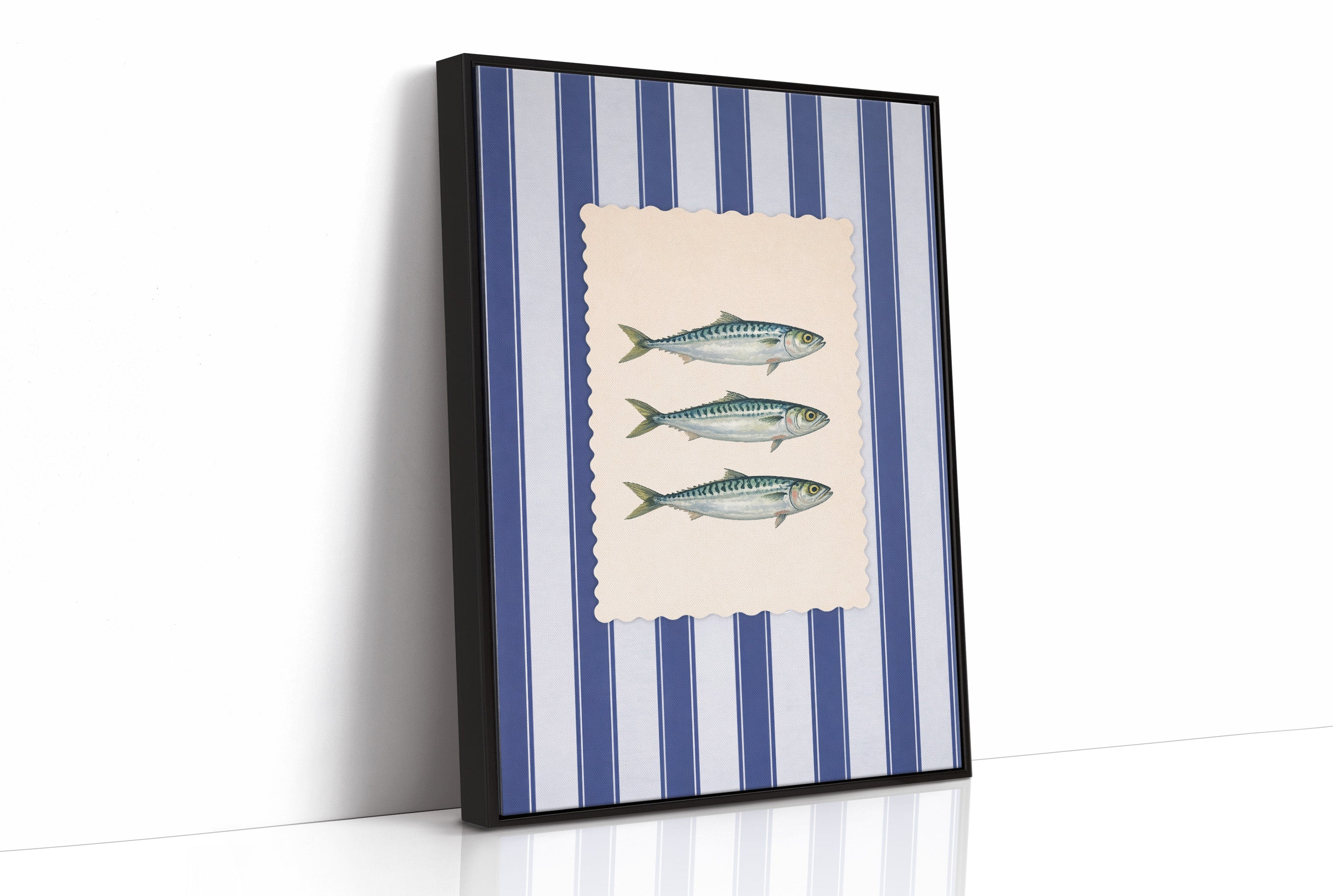 Nautical Trio: Mackerel on Cream
