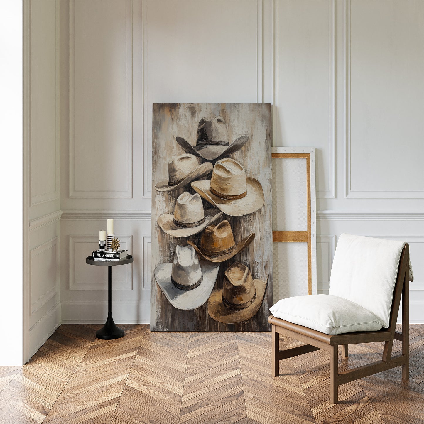 Rustic Cowboy Hats – Western Farmhouse Wall Art
