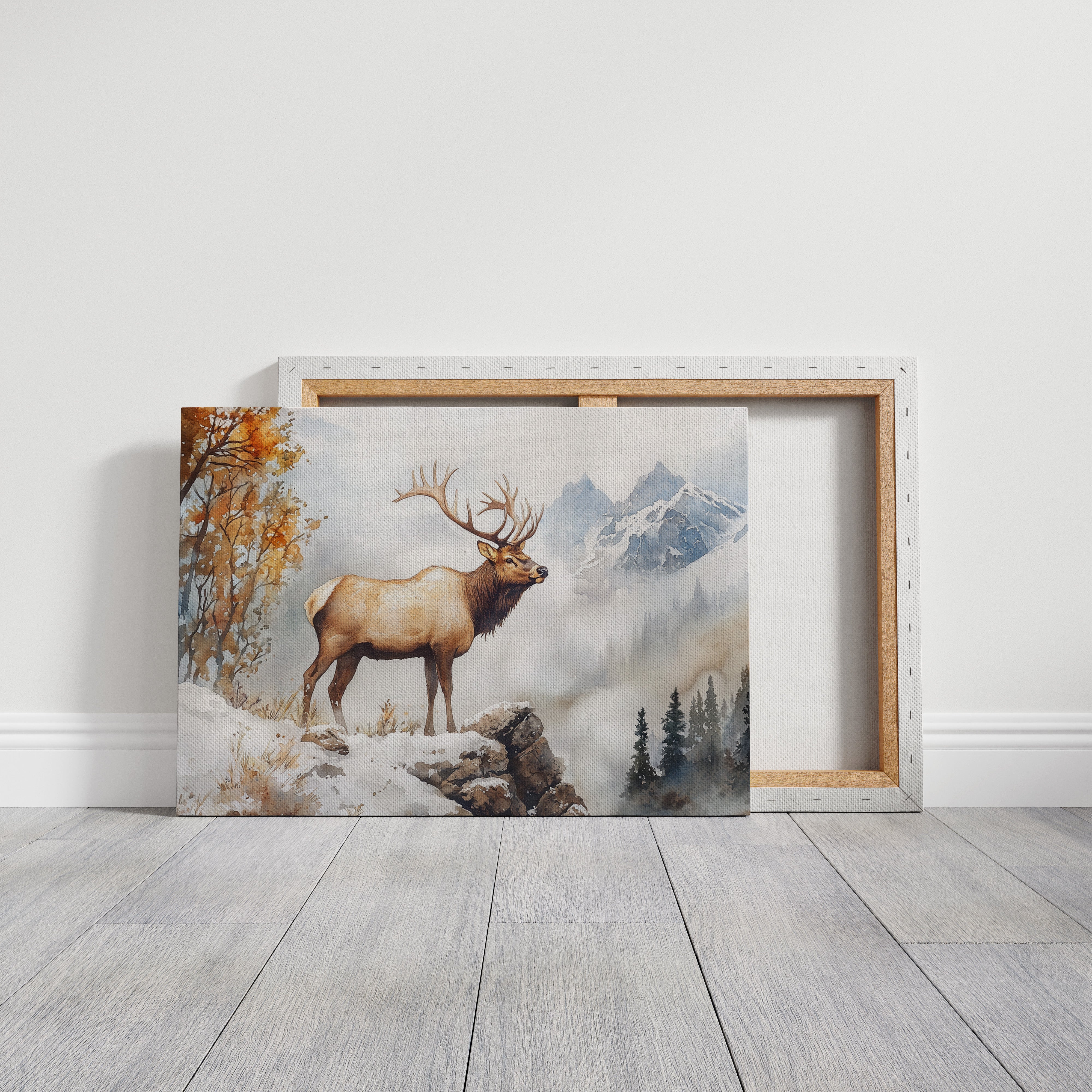 Autumn Snow Crowns Mountain King