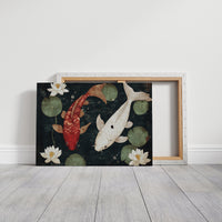 Koi Dance Among Lotus Dreams