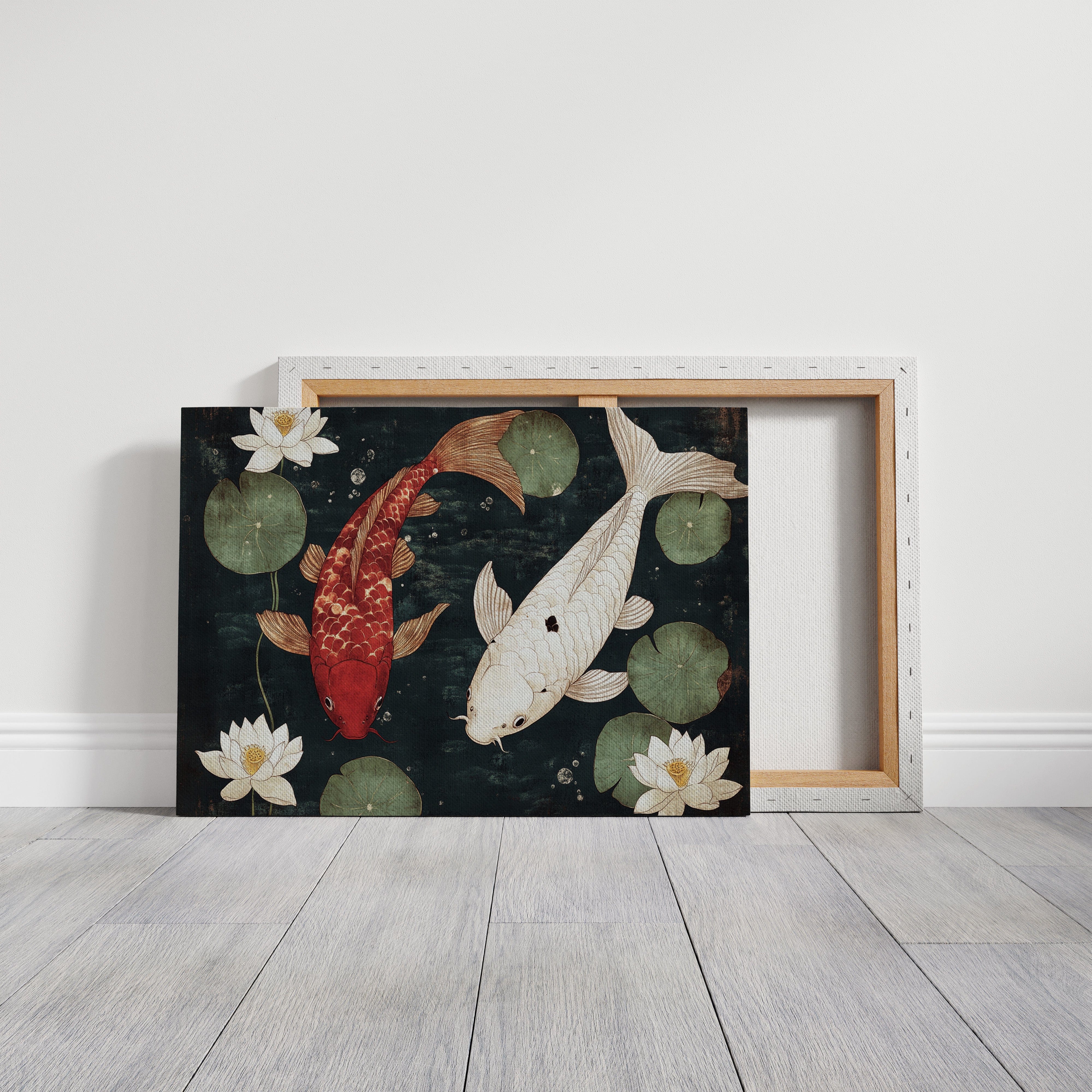 Koi Dance Among Lotus Dreams