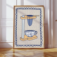 Morning Rituals In Floral Blue