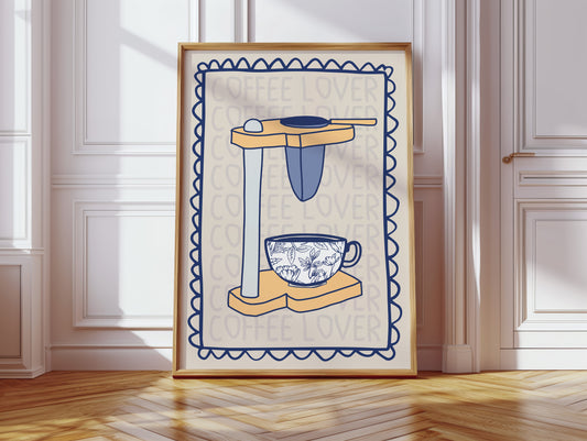 Morning Rituals In Floral Blue