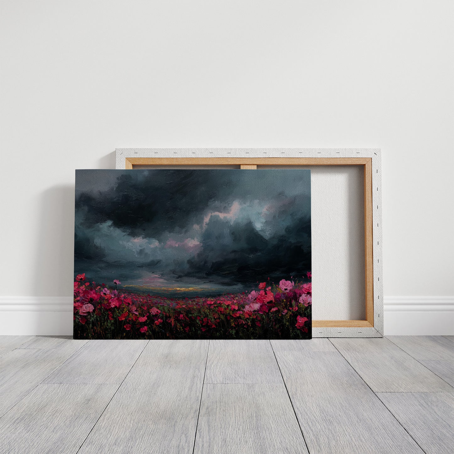 Storm Blooms Against Darkened Sky