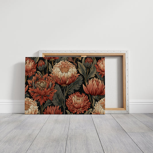 Chrysanthemums in Full Bloom