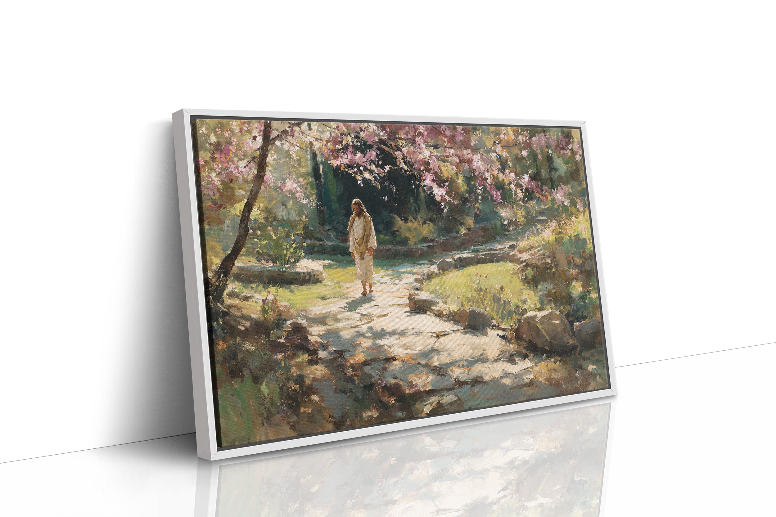 Blossoms Frame The Sacred Path