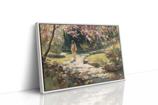 Blossoms Frame The Sacred Path