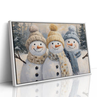 Three Friends Share Winter's Magic